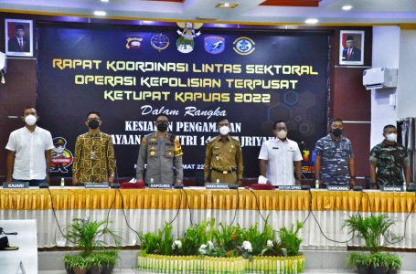 Wakil Ketua DPRD Kabupaten Ketapang H. Suprapto, S.Pd.,MM hadiri rakor lintas sektoral terpusat kepolisian operasi ketupat kapuas
