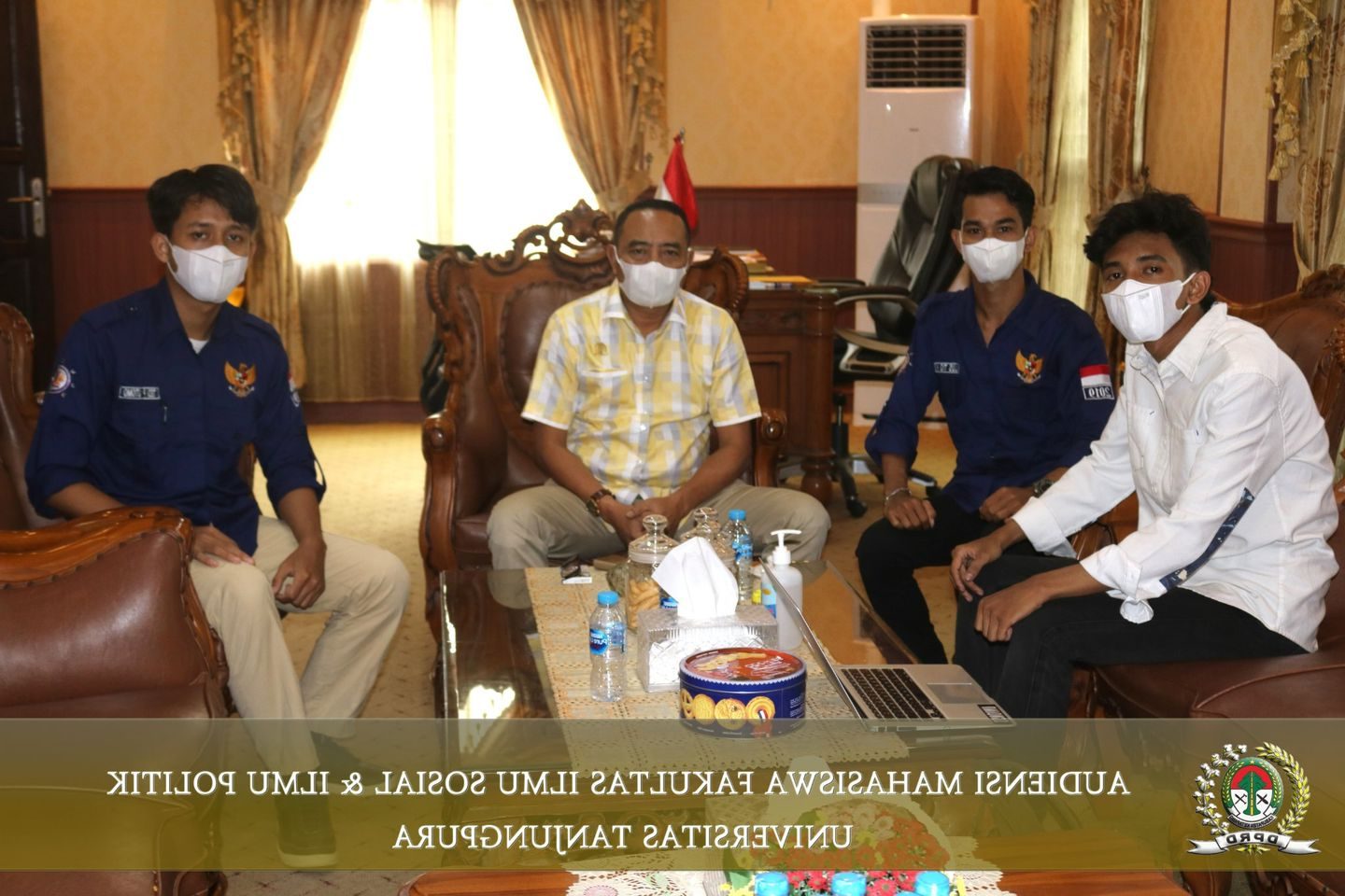 Audiensi Mahasiswa FIsipol Untan