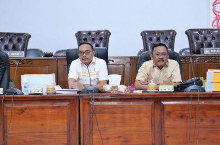 Rapat Badan Anggaran DPRD Dalam Pembahasan Raperda Tentang Pertanggungjawaban Pelaksanaan APBD TA 2021