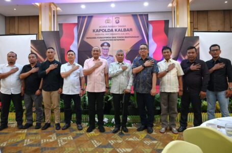 Ramah Tamah Kapolda Kalimantan Barat Irjen Pol. Pipit Rismanto, S.I.K.,M.H