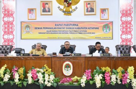 Bupati Ketapang Sampaikan Nota Keuangan Perubahan APBD 2023