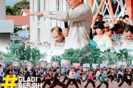 Gladi Bersih untuk pembukan Festival Pencak Silat Tradisonal taun 2023