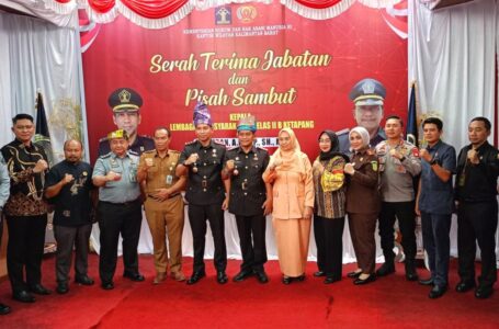 Serah Terima Jabatan (Sertijab), Kepala Lembaga Pemasyarakatan (Lapas) Ketapang
