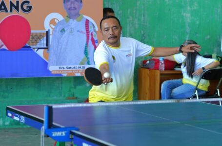 Kejuaraan Tenis Meja Piala Ketua DPRD Kabupaten Ketapang Tahun 2023 Dimulai