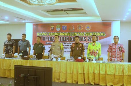 Rapat Koordinasi Lintas Sektoral Operasi Lilin Kapuas 2023