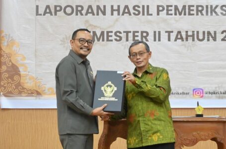 Ketua DPRD Ketapang Terima LHP Kinerja Semester II Dari BPK Perwakilan Provinsi Kalimantan Barat