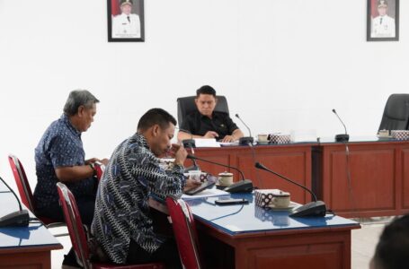 Rapat Dengar Pendapat Umum terkait tindak lanjut permintaan plasma desa Simpang Tiga Sembelangaan