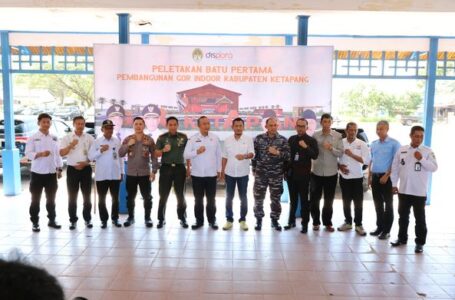 PELETAKAN BATU PERTAMA PEMBANGUNAN GEDUNG OLAHRAGA (GOR) INDOOR