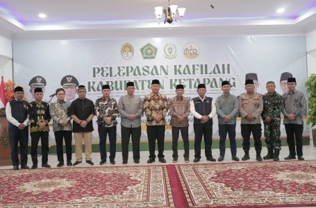 Wakil Ketua DPRD Kabupaten Ketapang, Syaidianur, S.Pd., M.Pd., Hadiri pelepasan kafilah MTQ