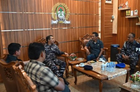 Ketua DPRD Ketapang Terima Kunjungan Silaturahmi Danlanal Ketapang