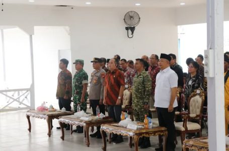 Wakil Ketua DPRD Kabupaten Ketapang Mateus Yudi, S.E., M.Si. Hadiri acara Peresmian 10 Desa Persiapan untuk Percepatan Pembangunan