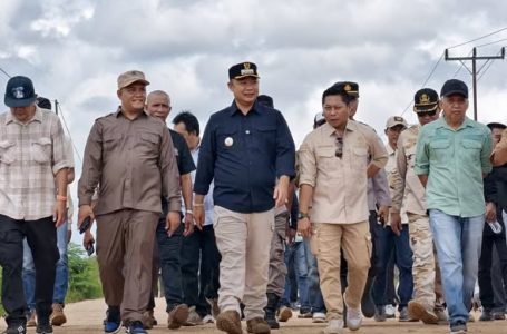 Anggota DPRD Dapil IV Dampingi Bupati Resmikan Jalan Pelang–Sungai Kepuluk