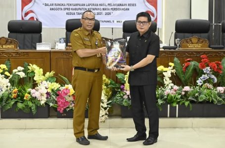 DPRD Ketapang Gelar Rapat Paripurna Penyampaian Laporan Hasil Reses Masa Persidangan Kedua Tahun Sidang 2025/2026