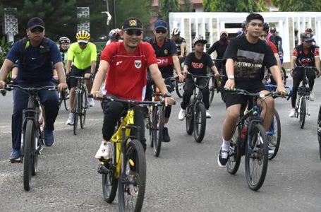 Ketua DPRD Kabupaten Ketapang Hadir Dalam Kegiatan Fun Bike Ketapang