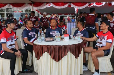 WAKIL KETUA DPRD KETAPANG HADIRI BHAYANGKARA RUN DAN LAUNCHING CAR FREE DAY PERINGATAN HARI BHAYANGKARA KE-80