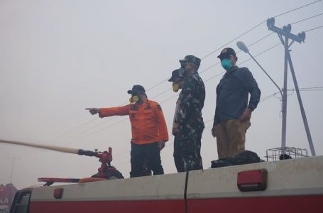 Ketua DPRD Ketapang Bersama Forkopimda Tinjau Posko Karhutla di Sungai Pelang, Beri Dukungan kepada Relawan di Lapangan