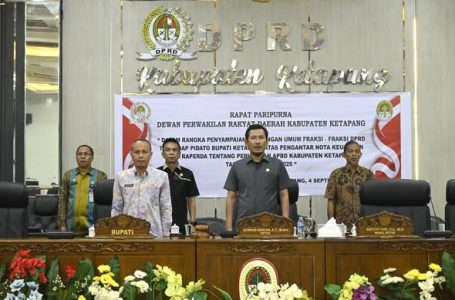 Fraksi-Fraksi DPRD Kabupaten Ketapang Sampaikan Pandangan Umum terhadap Raperda Perubahan APBD 2026